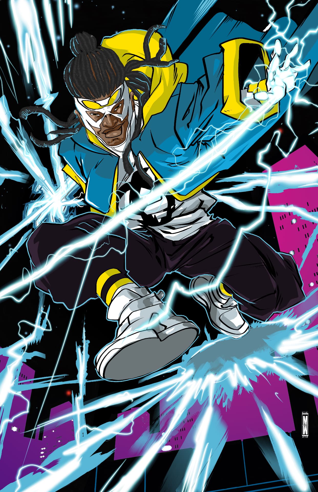 Michael Watson exclusive 11x17 Static print available from Cuts And Comics