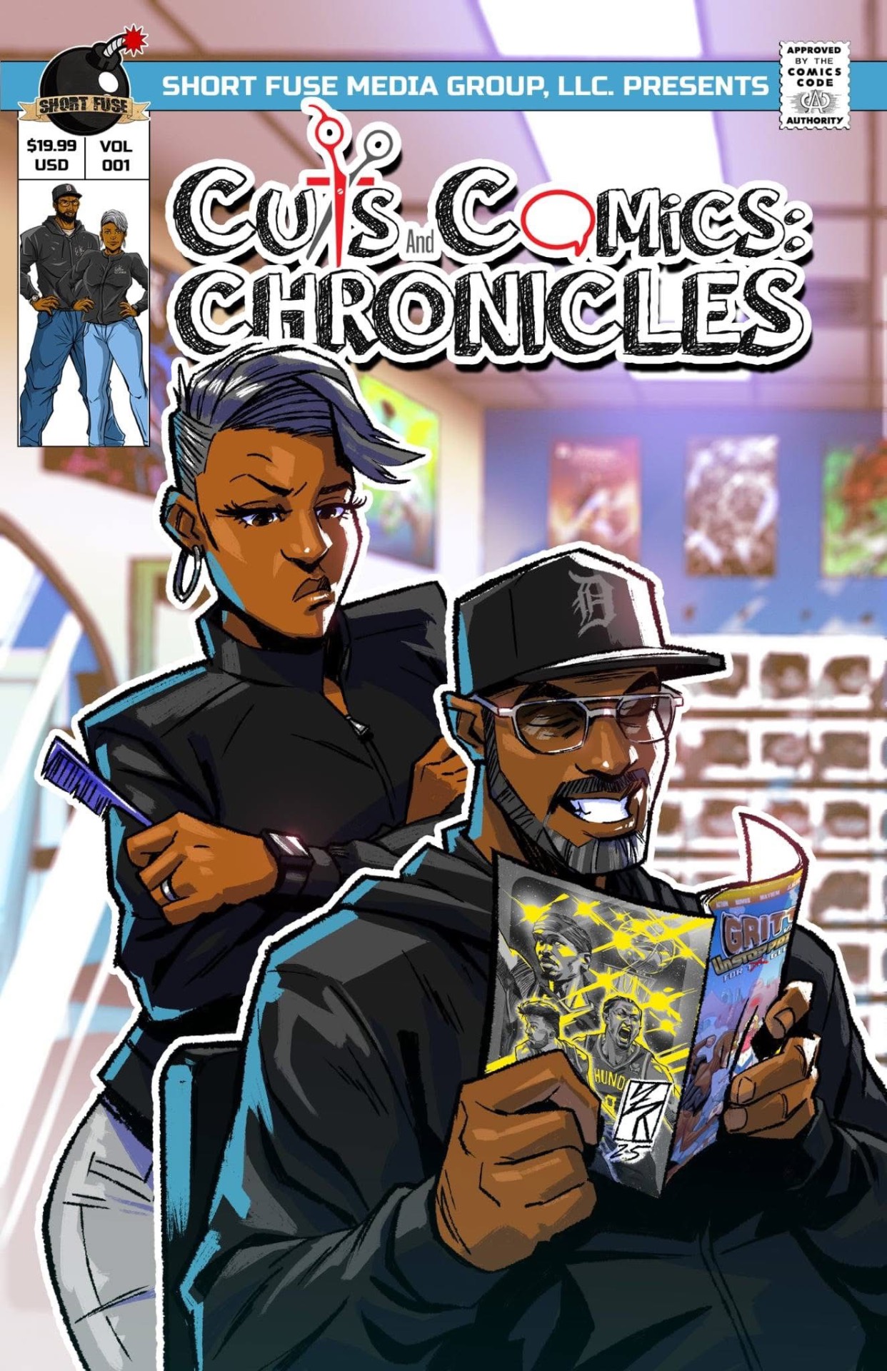 Cuts And Comics: Chronicles — Volume 001 cover featuring Sean and Ragan